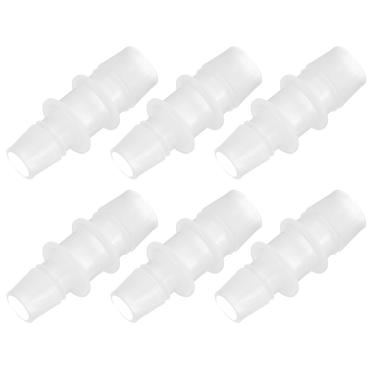 Imagem de PATIKIL 6 peças de acessórios de mangueira de plástico de 1/5.1 cm a 3/12.7 cm, acessórios para tubos redutores, adaptador de tubulação, kit de junta de emenda de união para sistema de ar gás água