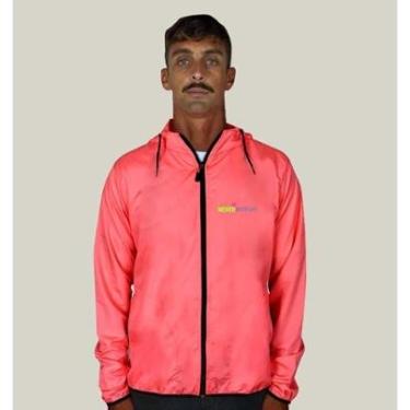 Imagem de Jaqueta Corta Vento Masculina Academia WSS Brasil Gym Never Give Up-Masculino