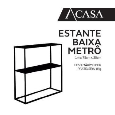 Imagem de Aparador Metal Metro Preto - A\CASA