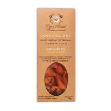 Imagem de Massa Conchiglione Ceres Brasil Farinha de Lentilha Ovos Low Carb sem Glúten 200g