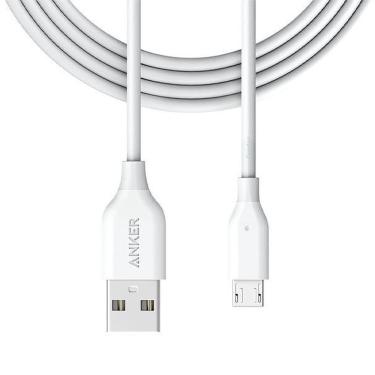 Imagem de Cabo Anker Powerline Micro Usb Android 1,8 Metros Branca