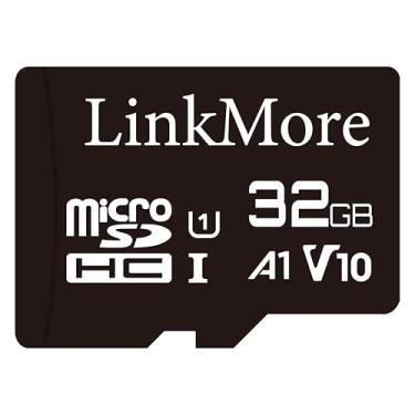 Imagem de LinkMore XV11 Cartão de memória flash microSD de 32 GB, cartão micro SDHC, A1, UHS-I, U1, V10, compatível com classe 10, velocidade de leitura de até 90 MB/s, adaptador SD incluído