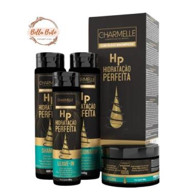 Imagem de Kit capilar hp hidratação perfeita com 4 itens para hidratação intensa