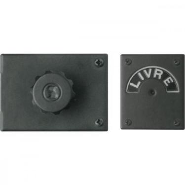 Imagem de Fechadura Trinco Wc Livre/Ocupado Preto Soprano 3009.0180.07, Preto