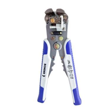 Imagem de Alicate Desencapador Automático Cinza/Azul BOM-1702 - Bomder