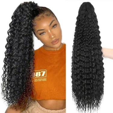 Imagem de Aplique Rabo de Cavalo 80cm Preto Dsoar Hair