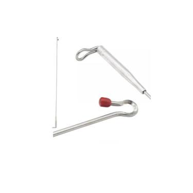 Imagem de Antena Corta Pipa Moto Fixa Retrovisor Aço Inox Zincada M3b - Jojafer