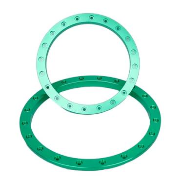 Imagem de BeaxTurbo Racing Upgrade Parts CNC Aluminum Inner Outer beadlock Ring for Proline Badlands MX43 Wheel (Green)