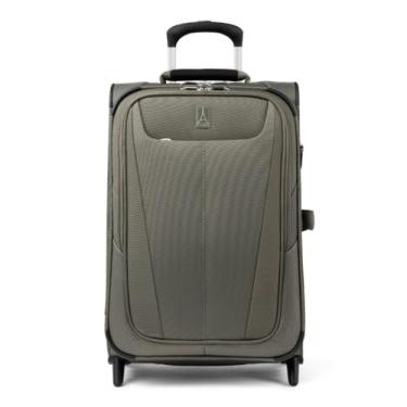 Imagem de Travelpro Mala vertical expansível Maxlite 5 Softside leve, Verde ardósia, Carry-On 22-Inch, Maxlite 5 Malas verticais leves e expansíveis