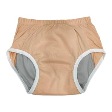Imagem de Ysyqkn Roupa íntima Anti-vazamento para Incontinência para Adultos, Calças Anti-vazamento para Incontinência, Cuecas Laváveis ​​para Adultos, Capa de Fralda, Laranja Xl