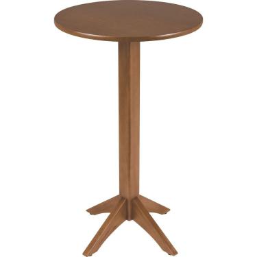 Imagem de Mesa De Madeira Tramontina London Bistrô Redonda Em Tauarí Amêndoa 2 Lugares 60 Cm Tramontina