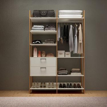 Imagem de Módulo para Closet Cabideiro 220cm Tw403 Freijó/Off White