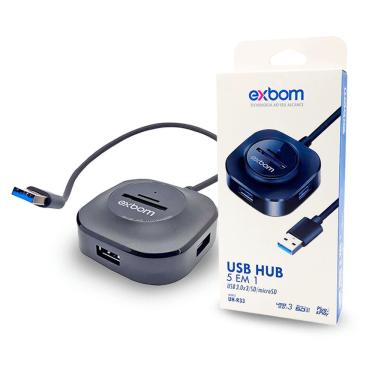 Imagem de Leitor De Cartão Hub Usb 3.0