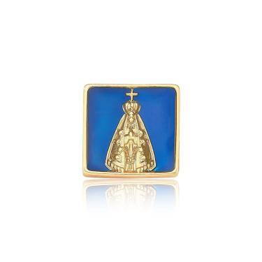Imagem de Botton/ Broche Nossa Sra. Aparecida Revestido Em Ouro