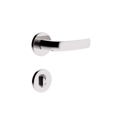 Imagem de Fechadura 3f Externa 720e116 Ros. Redonda Cromado