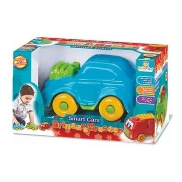 Imagem de Carrinho Bombeiro Didatico Mini Smart Cars Menino Baby Cor Colorido Pe