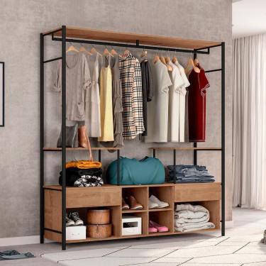 Imagem de Guarda Roupa Industrial Adelaide Preto Demolição