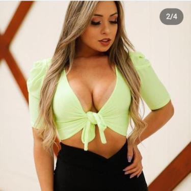 Imagem de Blusa feminina multi formas sem bojo manga curta princesa - Filó Modas
