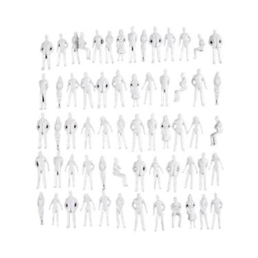 Imagem de Modelo Em Miniatura Branco Figuras Em Escala Humana 1:100 1:150 1:200 