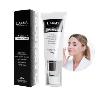 Imagem de Máscara Clareadora 30g Lakma Tratamento Facial e Corporal
