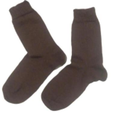 Imagem de Meias de Lã Adulto (marrom) - Artesanato, 39 / 40