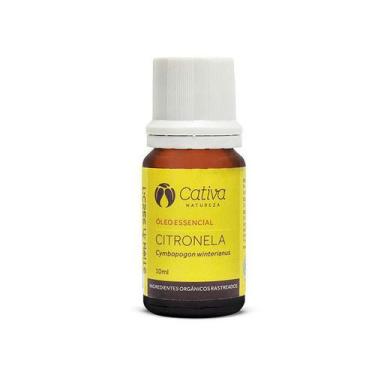 Imagem de Óleo Essencial De Citronela Repelente Orgânico Vegano 10Ml - Cativa Na