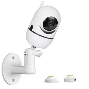 Imagem de Didalo Suporte Ajustável Para Monitor De Bebê Hellobaby Hb6550/Hb65/Hb40/Hb66/Hb248, Anmeate Sm935E, Sem Necessidade Perfuração, Ambientes Internos/Externos, Mantenha Sua Visão O Tempo Todo (Câmera