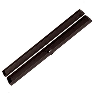 Imagem de Ralo Oculto Linear De Embutir 5x50 Para Porcelanato Marrom