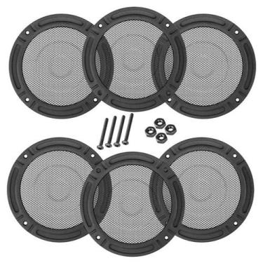 Imagem de Kit 06 Tela Plástica 6 Polegadas Com Parafusos Grade Arlem - PERMAK