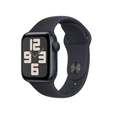 Imagem de Apple Watch SE 2ª geração (GPS) Caixa de alumínio Midnight de 40 mm com pulseira esportiva Midnight - S/M - Midnight-MR9X3LL/A