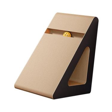 Imagem de Gralara Arranhador para gatos, brinquedo para arranhar com garras e bolas de brinquedo, cama vertical, proteção para móveis de treinamento, arranhador para, M