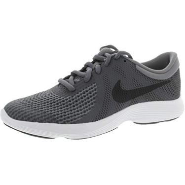 Imagem de Nike Tênis de corrida masculino Revolution 4, Cinza escuro/preto - cinza frio - branco, 21
