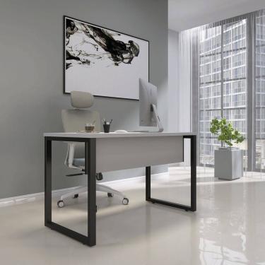 Imagem de Escrivaninha para Escritório 73,5cm X 150cm Cinza/Preto