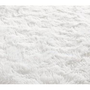 Imagem de Tapete Sala 2,00 x 3,00 Grande Quarto Peludo Felpudo(Branco)