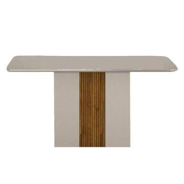 Imagem de Mesa De Jantar Doha 120x80 Off White Decor Off  Leifer Móveis - LEIFER