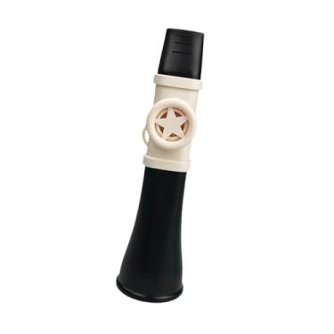 Imagem de Colaxi Kazoo (sem necessidade de membranas) Guitarra fácil de tocar Kazoo Party Favors Acompanhamento com cordão Ótimo som para saxofone e flauta, Preto