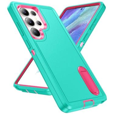 Imagem de Lunivop Capa compatível com Samsung Galaxy S25 Ultra de 6,86 polegadas 2025 com suporte integrado capa de proteção de grau militar resistente de corpo inteiro para Samsung S25 Ultra capa de telefone