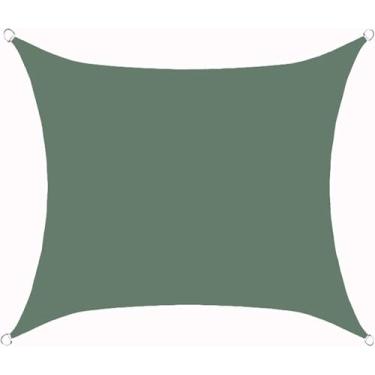 Imagem de Toldo Oxford Durável à Água Resistente Ao Ar Livre Retangular Perfeito Para Pátio Ao Ar Livre Jardim Quintal Quintal Gramado Piscina Playground Varanda, Dark green, 2x2m(7x7ft)