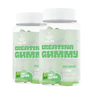 Imagem de Kit 2x Creatina Gummy, Sabor Maça Verde (120 Gomas) 3g de Creatina por Dose, Zero Açúcar - My Fit