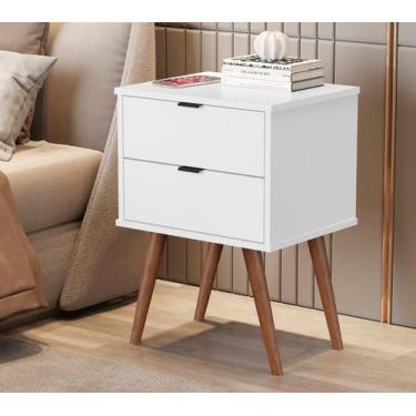 Imagem de Mesa de Cabeceira JB 1818 Mesinha Apoio Decorativa Quarto Criado Moder