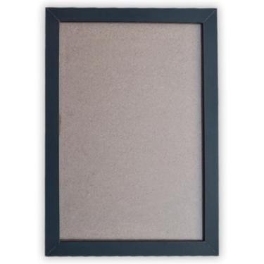 Imagem de Kit 5 Moldura para Quadro Certificado Diploma A4 21x30cm com Acetato(PRETA 5 UNIDADES)