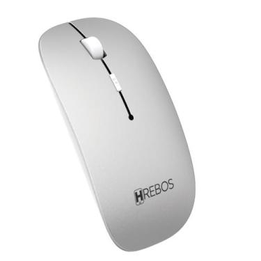 Imagem de Mouse Hrebos Sem Fio Wireless If-760 Design Moderno E Rápido Branco, B