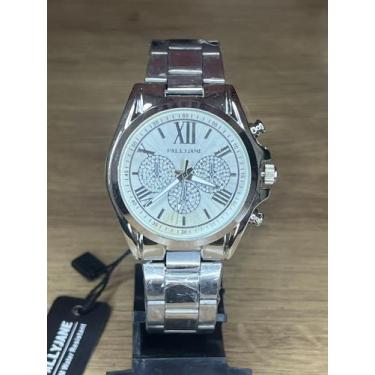 Imagem de Relógio Feminino A Prova D Água Relógio Dourado Prata - Pallyjane, Pra