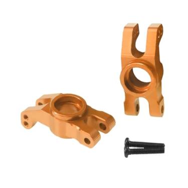 Imagem de Colaxi 2 peças 1:14 RC carro cubo da roda traseira substituição brinquedos hobby peças de reposição RC conjunto direção peça de atualização para modelo para, Ouro