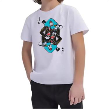 Imagem de Camiseta Infantil Baralho Valete Joey Ramone - Alearts, 16