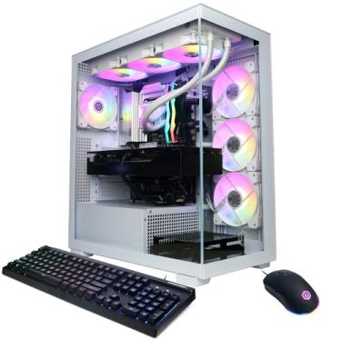 Imagem de CyberPowerPC Gamer Xtreme VR Gaming PC, Intel Core Ultra 9 285K 3,7GHz, GeForce RTX 5080 16GB, 64GB DDR5, 4TB PCIe Gen4 SSD, WiFi Ready & Windows 11 Home (GXiVR8620A7)