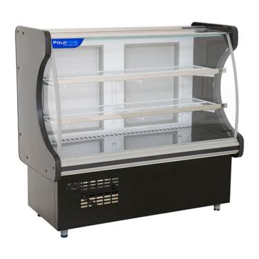 Imagem de Vitrine Refrigerada Para Doces 1,50mt Polofrio Vitrine Pop Luxo 1,50 Preto 220v