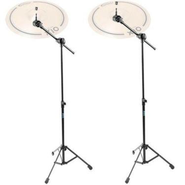 Imagem de Kit 2 Pedestal Girafa Pratos De Bateria B12G Ask Envio 24H
