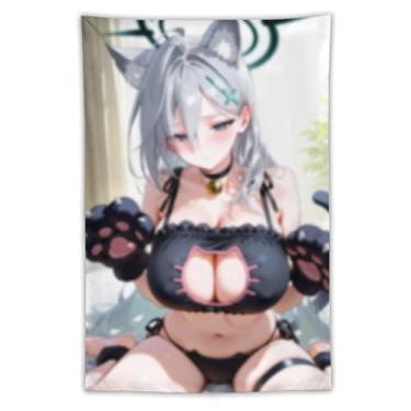 Imagem de LIEGBMEU Sexy Bikini Hot Anime Girl Tapeçaria 101.6 cm x 152.4 cm Interior Exterior Wall Quilt Art Decoração de Tapeçaria Caprichosa, AF391