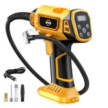 Imagem de Compressor de ar inflador de pneu sem fio para bateria máxima de 20 V Dewalt, bomba de ar portátil de 150 PSI com medidor de pressão digital para carros, motocicletas, bicicletas, bolas esportivas
